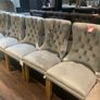 Kayla velvet dining chairs absolutely fabulous new Image 2