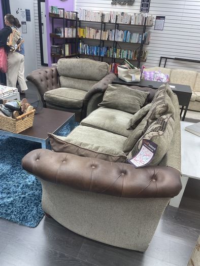 sofa and one armchair