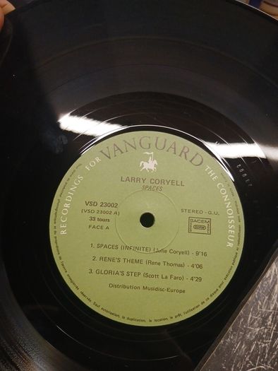larry coryell spaces vinyl