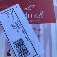 5x 20x per pack sum copy book 40 pages C3 (price for 5x 20 copy books)