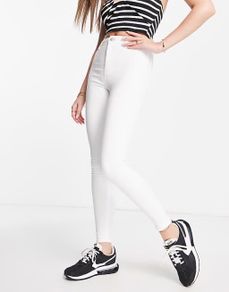 Topshop white Joni jeans