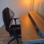 Office swivel chair on castors with back rest Image 2