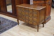 Vintage French Carved Oak Chest of Drawers