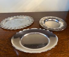Trio of Vintage EPNS Trays