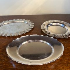 Trio of Vintage EPNS Trays