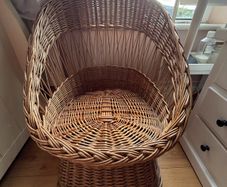 Vintage wicker chair