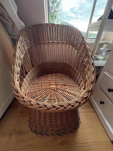 Vintage wicker chair