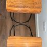 Wood & Metal stools Image 4