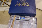 Rare find This is a 24% lead crystal box made in Italy Engraved by Dublin crystal 2000 Ireland Glass Trinket Box. Highly Collectable.