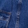 Zara Mid Blue Denim Utility Cargo Pocket Belted D-Ring Midi Skirt Size S Image 5