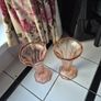Pair of Art Deco Vintage 1930s Tulip vases Image 5