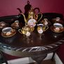 Vintage gold-gilded porcelain coffee set Image 6