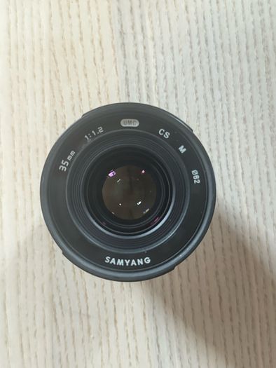 Samyang 35mm f/1.2 ED AS UMC CS Lens Canon EF-M Mount Canon Mirrorless Camera