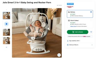 Joie Emeri Baby Swing