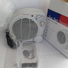 New heater 2kw fan with thermostat