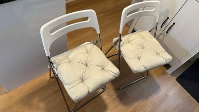 IKEA 2 folding chairs