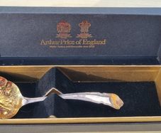 Arthur Price of England vintage gold plated spoon