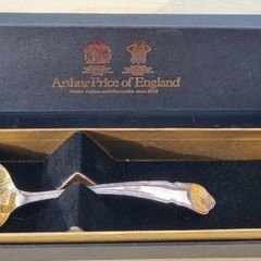 Arthur Price of England vintage gold plated spoon