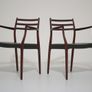 Vintage Danish Mahogany Carver Armchair Model 62 by Niels Otto Moller, 1960s Image 6
