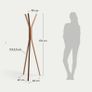 wood coat rack Image 3