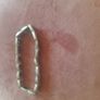 ladies magnetic silver and copper wrist bracelet Image 4