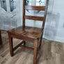 Solid wood table and 8 matching chairs Image 3