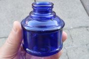 Large cobalt blue ink bottle 4oz