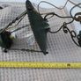 Ceiling Lamp Vintage wrought iron wall lamp with Glass chimney.ps Image 5