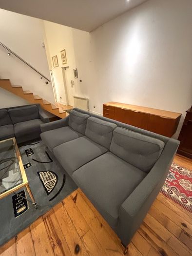 Pair of three/seater sofas priced to go.