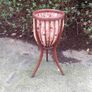 26" Edwardian Mahogany Sewing Basket Image 3