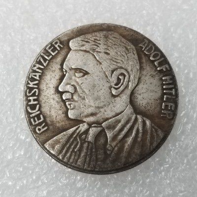 Ww2 Mark German Coin  Hitler Luftwaffe Swastika Nazi Warplane  Reichsmark