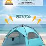 Beach Tent 4-6 Person Pop Up Beach Tent Large Hydraulic Automatic Portable Sun Shade Shelter (FREE SHIPPING) Image 6