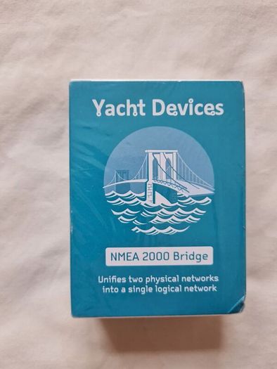 Yaught devises NMEA 2000 Bridge Unifies two physical networks Into a single network brand new