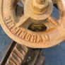 Another Beautiful Large Heavy Antique Iron Pulley Image 7