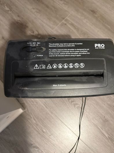 Cross-Cut Paper Shredder - ProAction