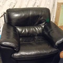 leather armchair