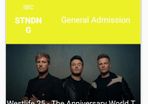 Westlife 20th Sep 26 Three Arena Dublin. 1 standing ticket