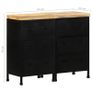Sideboard with 6 Drawers Rough Mango Wood Image 9