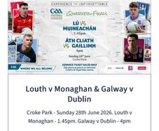 Monaghan v Louth, Galway v Dublin - Match Ticket