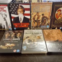 Robert Redford DVD Collection Bundle The Sting Butch Cassidy Brubaker Out of Africa Etc