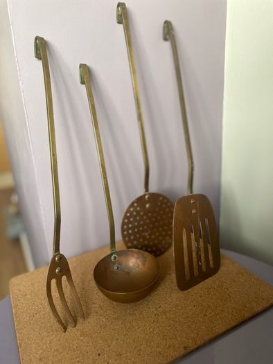 Copper/brass cooking utensils