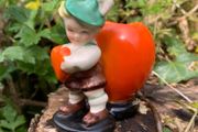 Vintage Goebel Bavarian Heart Boy Matchstick Holder figurine
