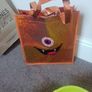 halloween trick or treat buckets x2 and 1 large orange bag Image 3