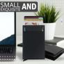 Slim Aluminum Wallet with Elasticity Back Pouch ID Credit Card Holder Mini RFID Wallet Automatic Pop Up Bank Card Case Men Purse Image 2