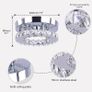 NEW SALE | Flush Mount Ceiling Light Fixture Mini Crystal Chandelier Led Crystal Ceiling Light Crystal Pendant Image 3