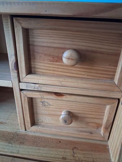 Mexican Pine Bureau Dresser