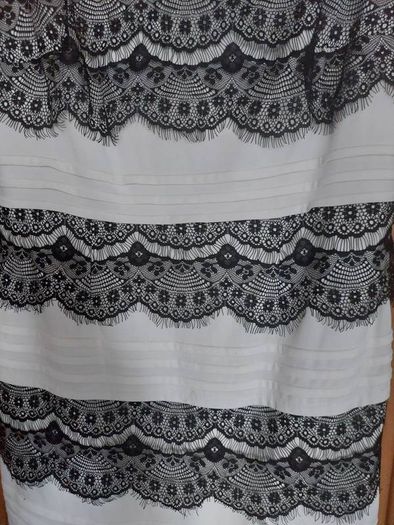 Jax black and white lace dress (free postage)