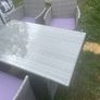 rattan garden chair good condition. Image 2