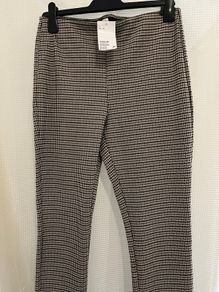 New Check H&M Skinny Leg Trousers