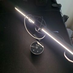 Monitor light bar with remote and touch controls